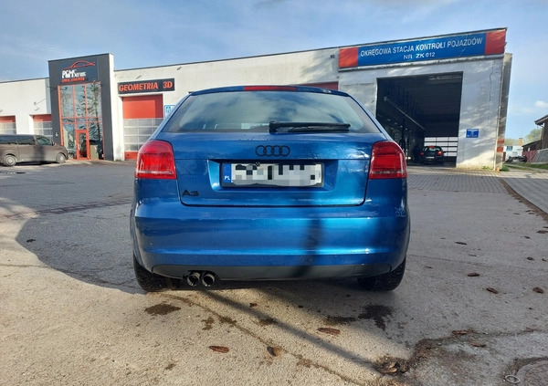 Audi A3 cena 19900 przebieg: 193000, rok produkcji 2008 z Koszalin małe 67